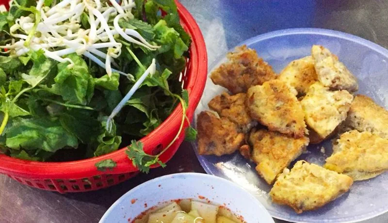 Bánh khoái nồi rang