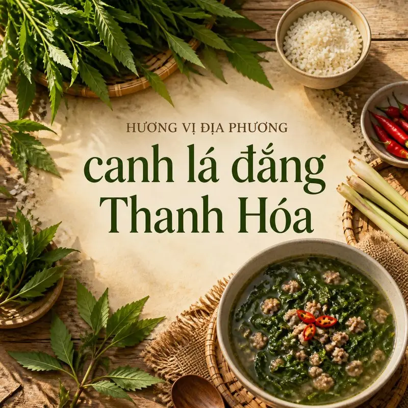 Khám phá canh lá đắng và ba cách nấu quen thuộc ở Thanh Hóa