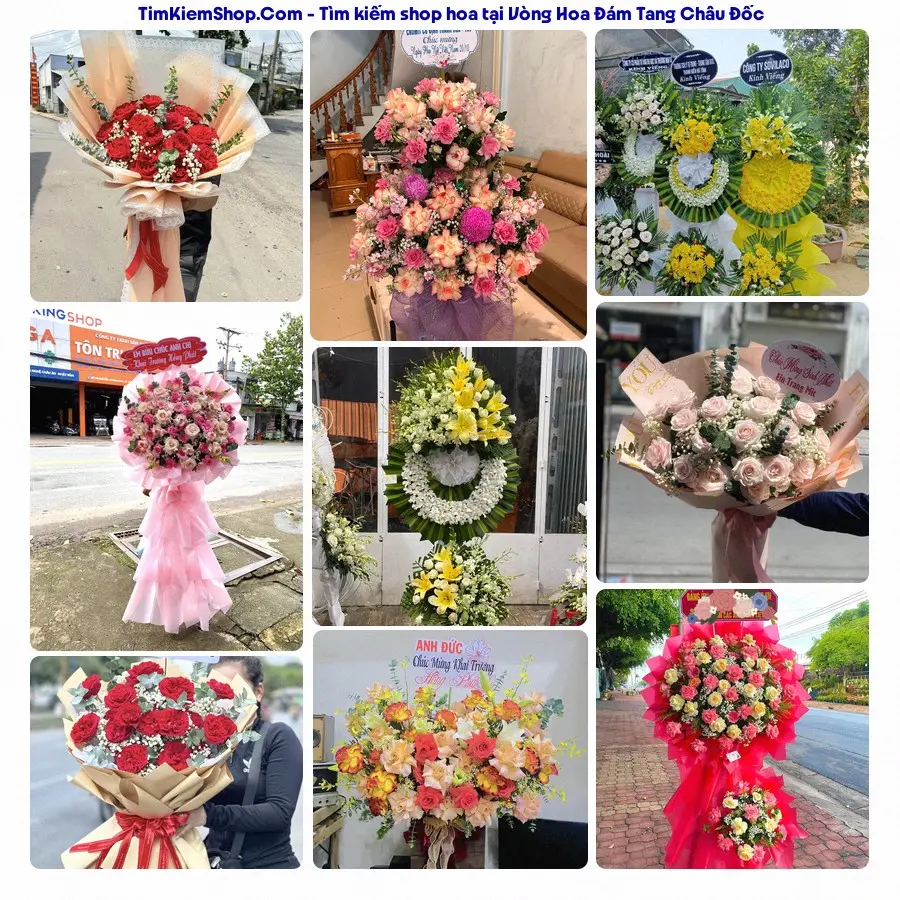 Tiệm Hoa Nhà Gạo - Đặt Hoa Đám Tang Châu Đốc