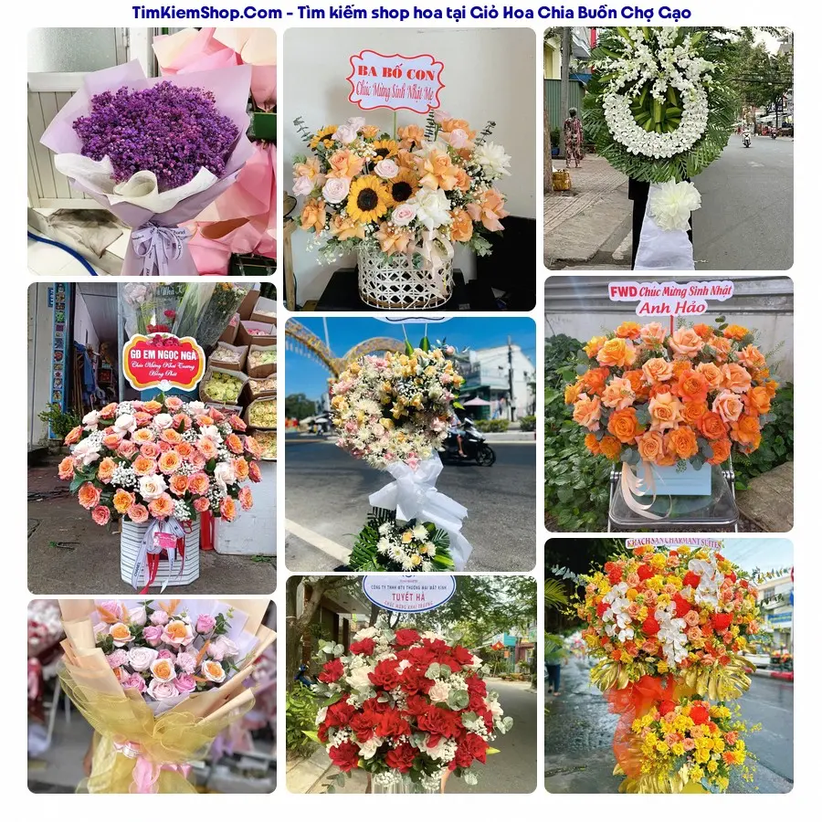 Tiệm Hoa Nhà Gạo - Đặt Hoa Đám Tang Chợ Gạo