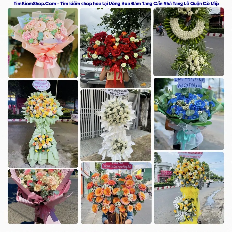 Tiệm Hoa Nhà Gạo - Đặt Hoa Đám Tang Gần Nhà Tang Lễ Quận Gò Vấp