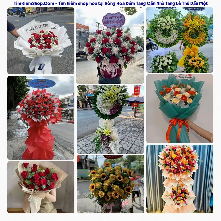 Tiệm Hoa Nhà Gạo - Đặt Hoa Đám Tang Gần Nhà Tang Lễ Thủ Dầu Một