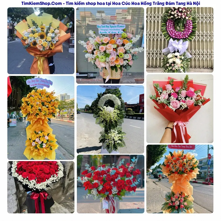 Tiệm Hoa Nhà Gạo - Đặt Hoa Đám Tang Hà Nội