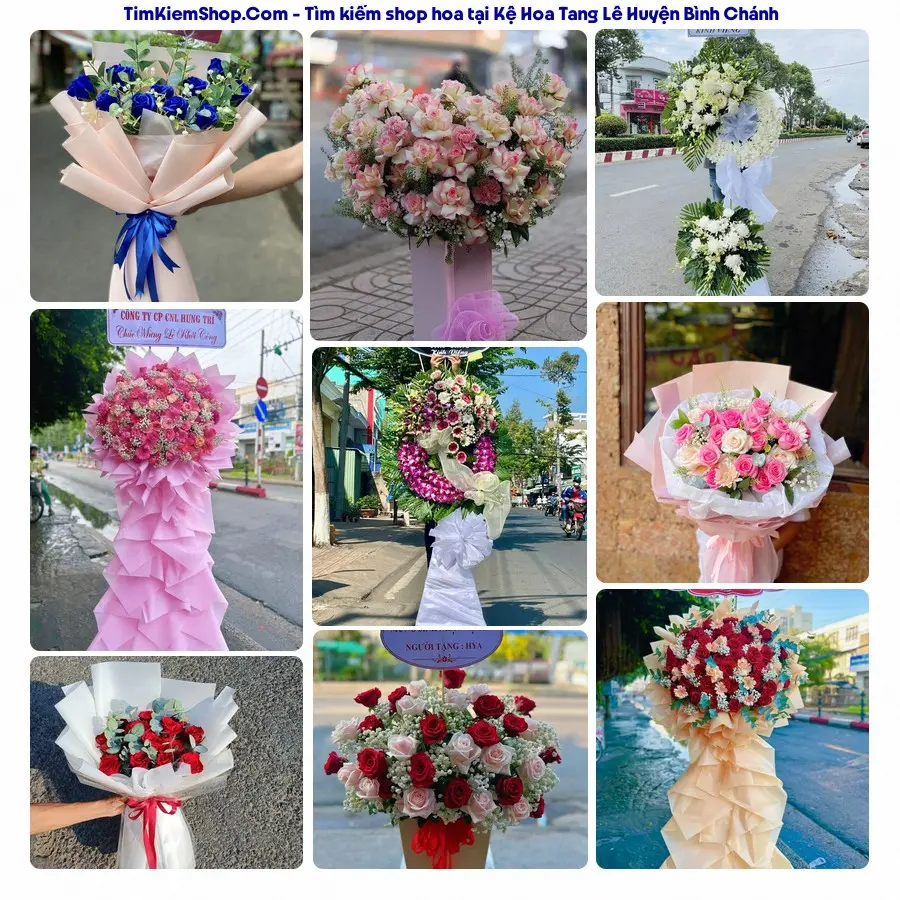 Tiệm Hoa Nhà Gạo - Đặt Hoa Đám Tang Huyện Bình Chánh