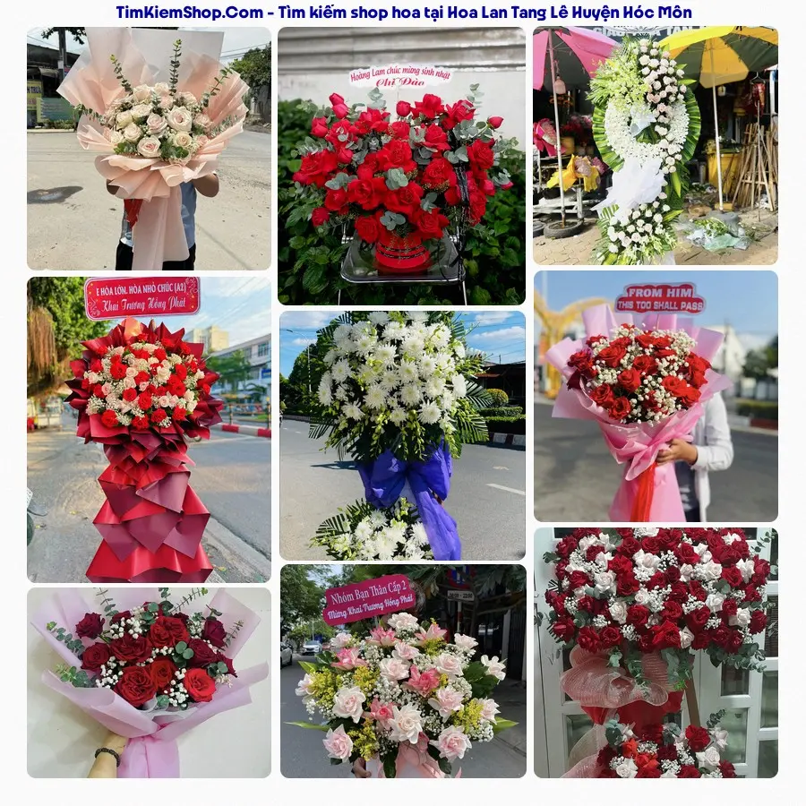 Tiệm Hoa Nhà Gạo - Đặt Hoa Đám Tang Huyện Hóc Môn