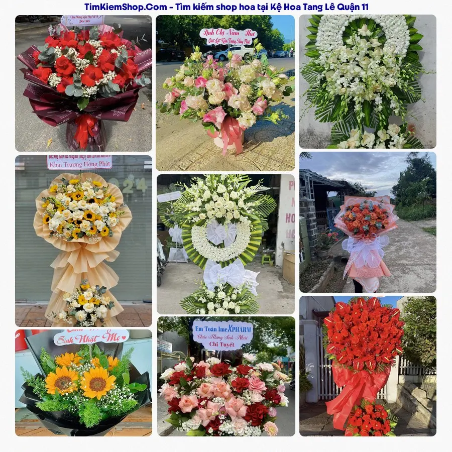 Tiệm Hoa Nhà Gạo - Đặt Hoa Đám Tang Quận 11