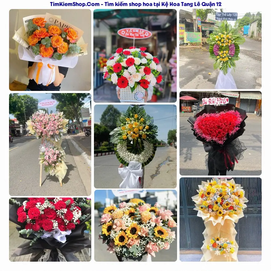 Tiệm Hoa Nhà Gạo - Đặt Hoa Đám Tang Quận 12