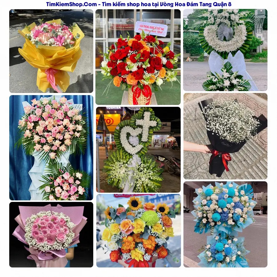 Tiệm Hoa Nhà Gạo - Đặt Hoa Đám Tang Quận 8