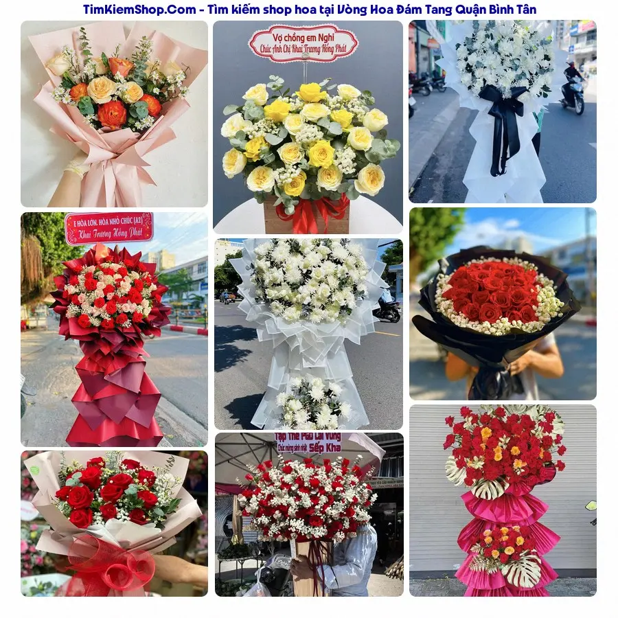 Tiệm Hoa Nhà Gạo - Đặt Hoa Đám Tang Quận Bình Tân