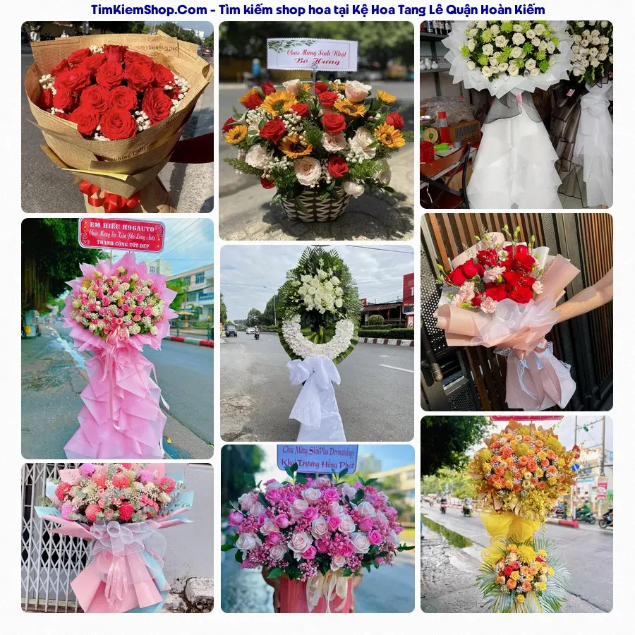 Tiệm Hoa Nhà Gạo - Đặt Hoa Đám Tang Quận Hoàn Kiếm