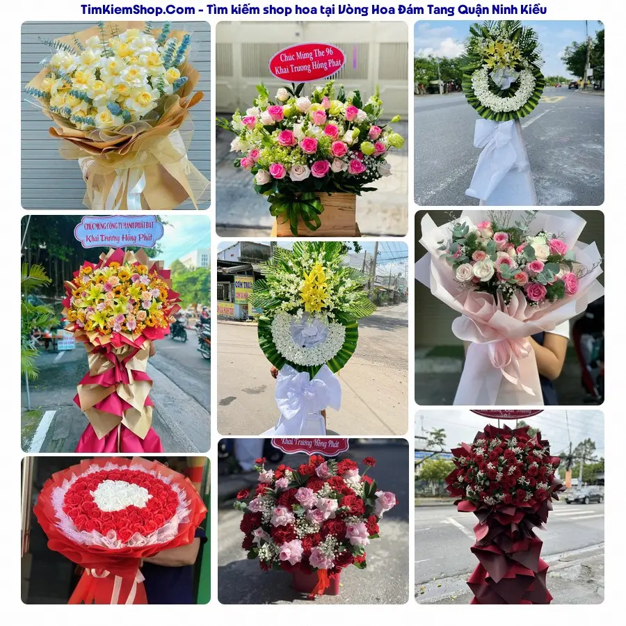 Tiệm Hoa Nhà Gạo - Đặt Hoa Đám Tang Quận Ninh Kiều