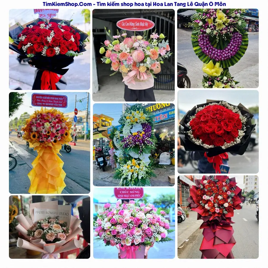 Tiệm Hoa Nhà Gạo - Đặt Hoa Đám Tang Quận Ô Môn