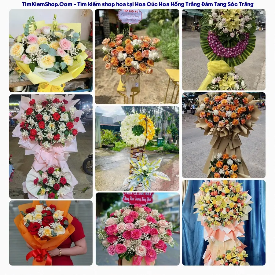 Tiệm Hoa Nhà Gạo - Đặt Hoa Đám Tang Sóc Trăng