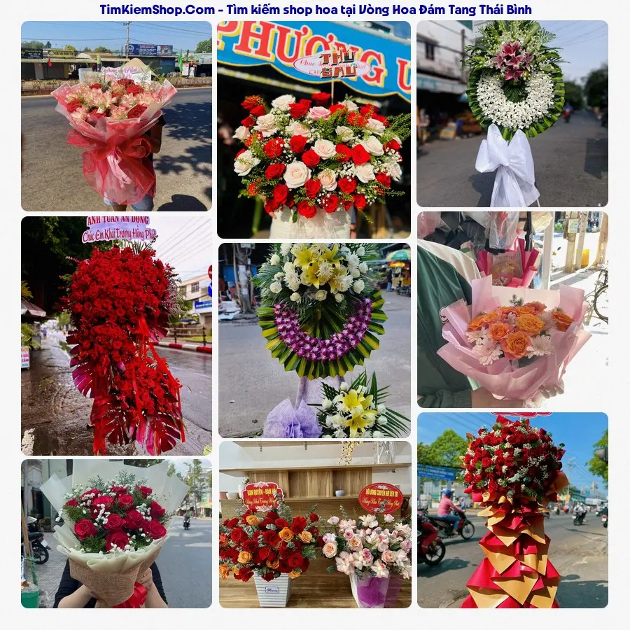 Tiệm Hoa Nhà Gạo - Đặt Hoa Đám Tang Thái Bình