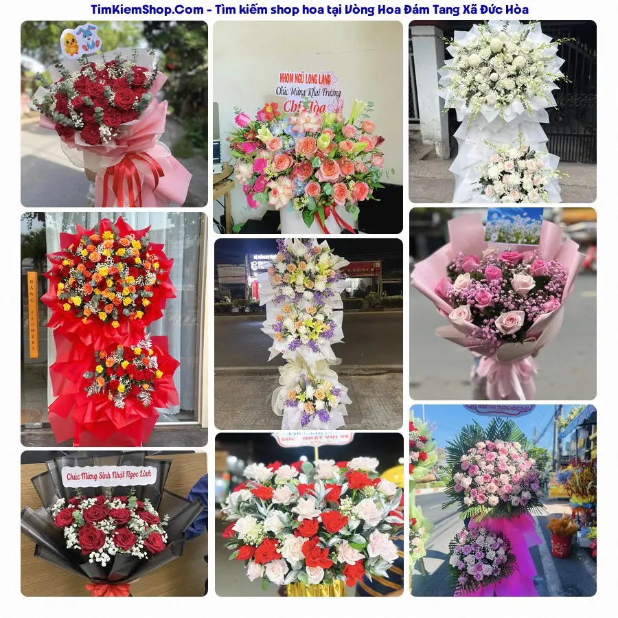 Tiệm Hoa Nhà Gạo - Đặt Hoa Đám Tang Xã Đức Hòa