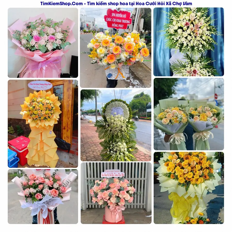 Tiệm Hoa Nhà Gạo - Shop Hoa Xã Chợ Vàm