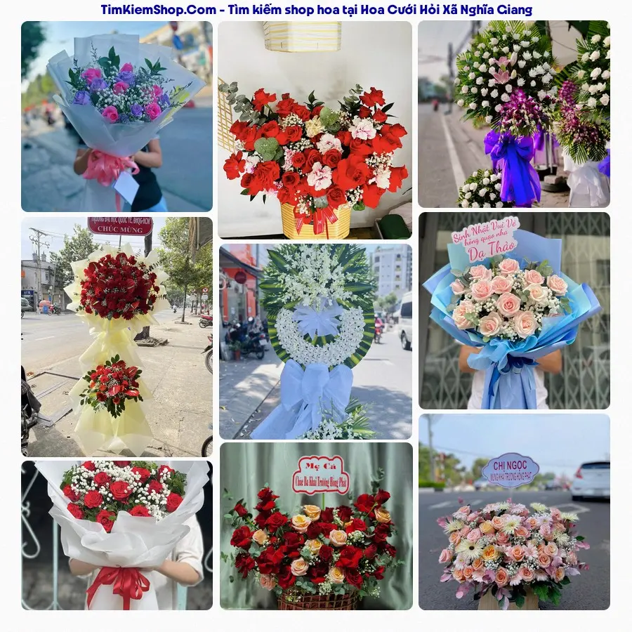 Tiệm Hoa Nhà Gạo - Shop Hoa Xã Nghĩa Giang