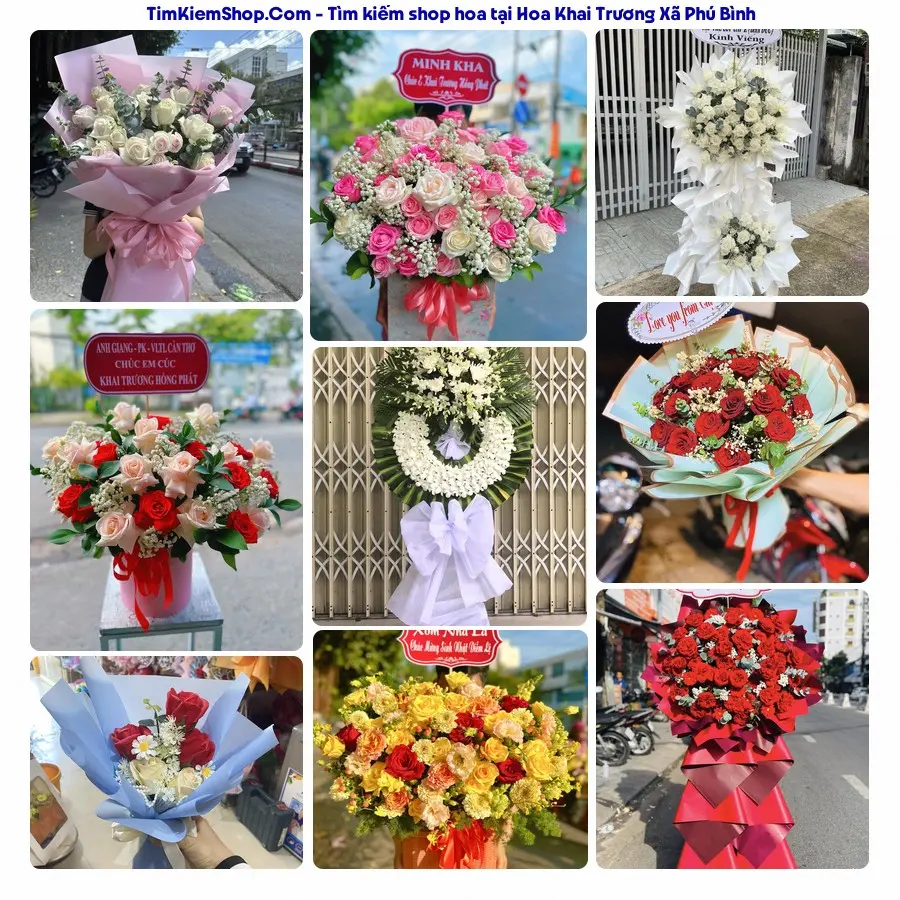Tiệm Hoa Nhà Gạo - Shop Hoa Xã Phú Bình