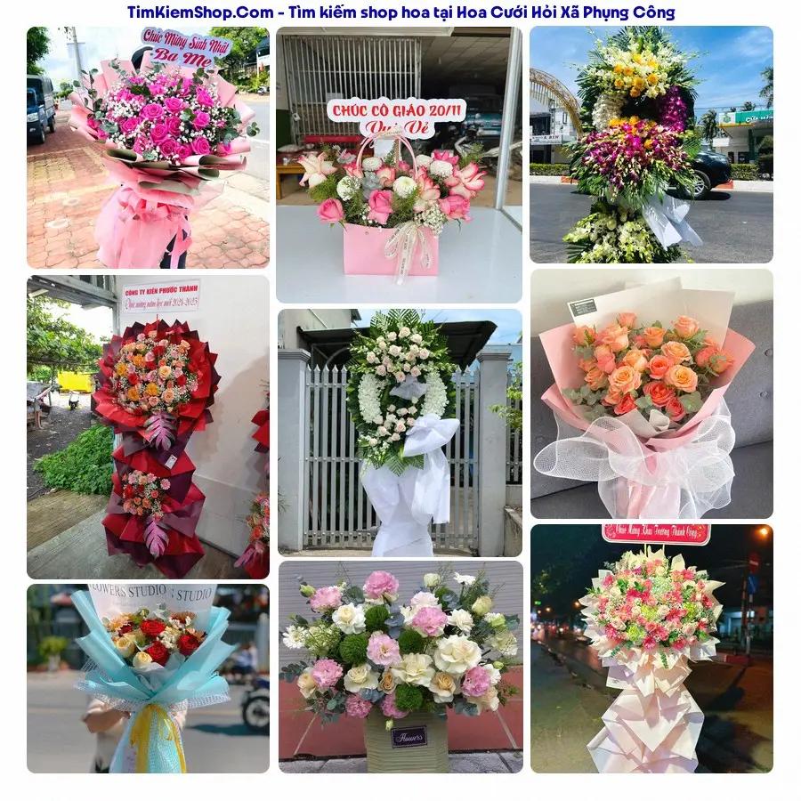 Tiệm Hoa Nhà Gạo - Shop Hoa Xã Phụng Công