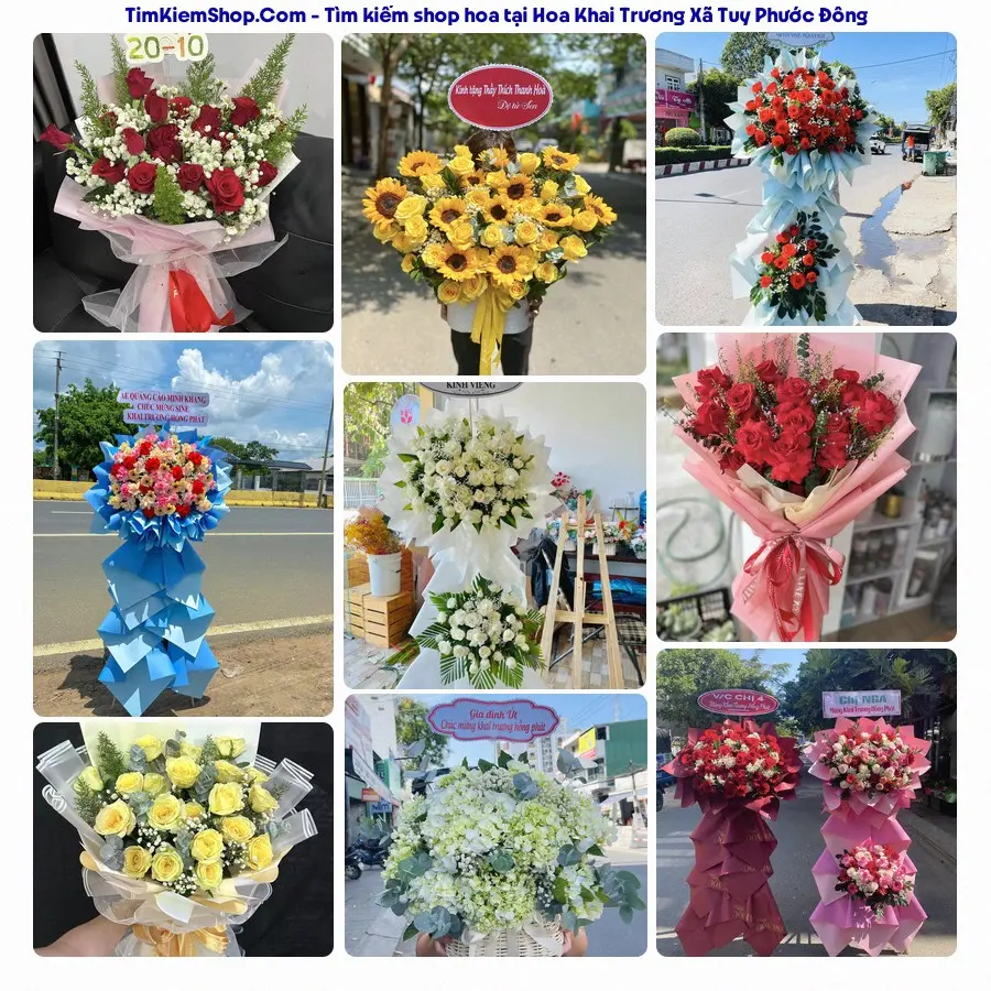 Tiệm Hoa Nhà Gạo - Shop Hoa Xã Tuy Phước Đông