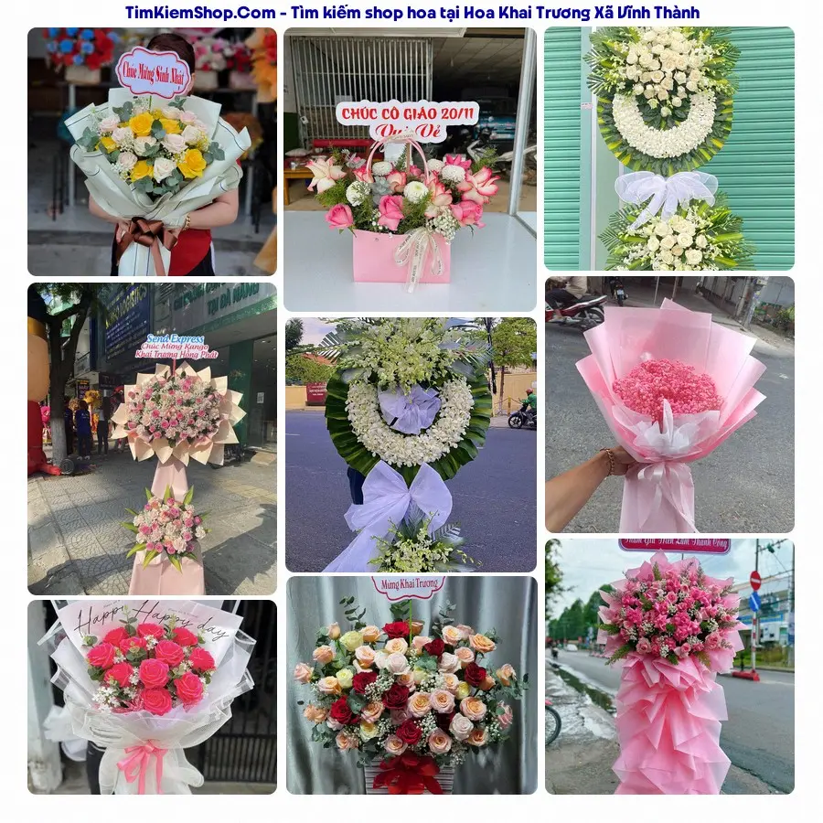 Tiệm Hoa Nhà Gạo - Shop Hoa Xã Vĩnh Thành