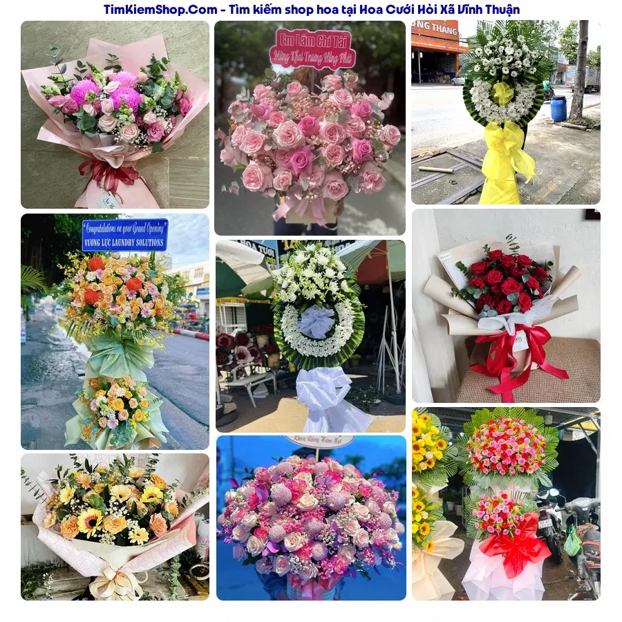 Tiệm Hoa Nhà Gạo - Shop Hoa Xã Vĩnh Thuận