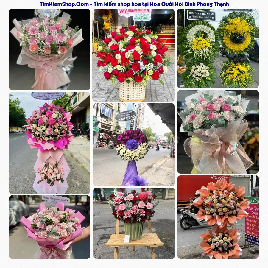 Tiệm Hoa Nhà Gạo - Tiệm Hoa Bình Phong Thạnh