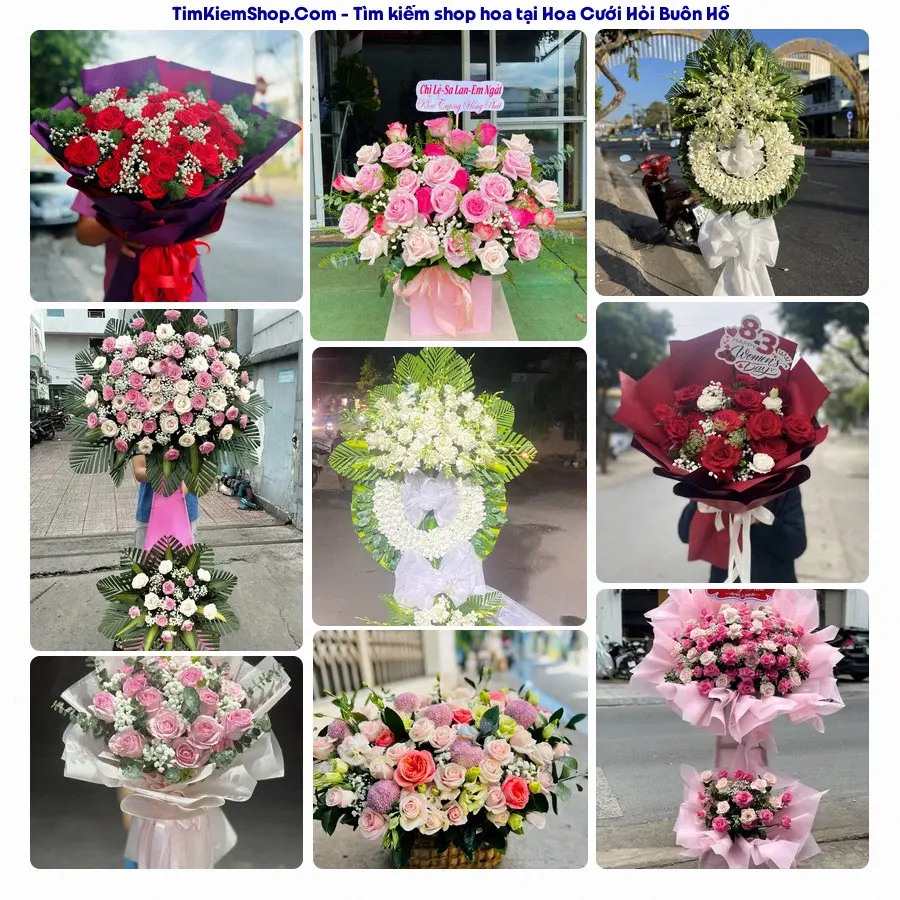 Tiệm Hoa Nhà Gạo - Tiệm Hoa Buôn Hồ