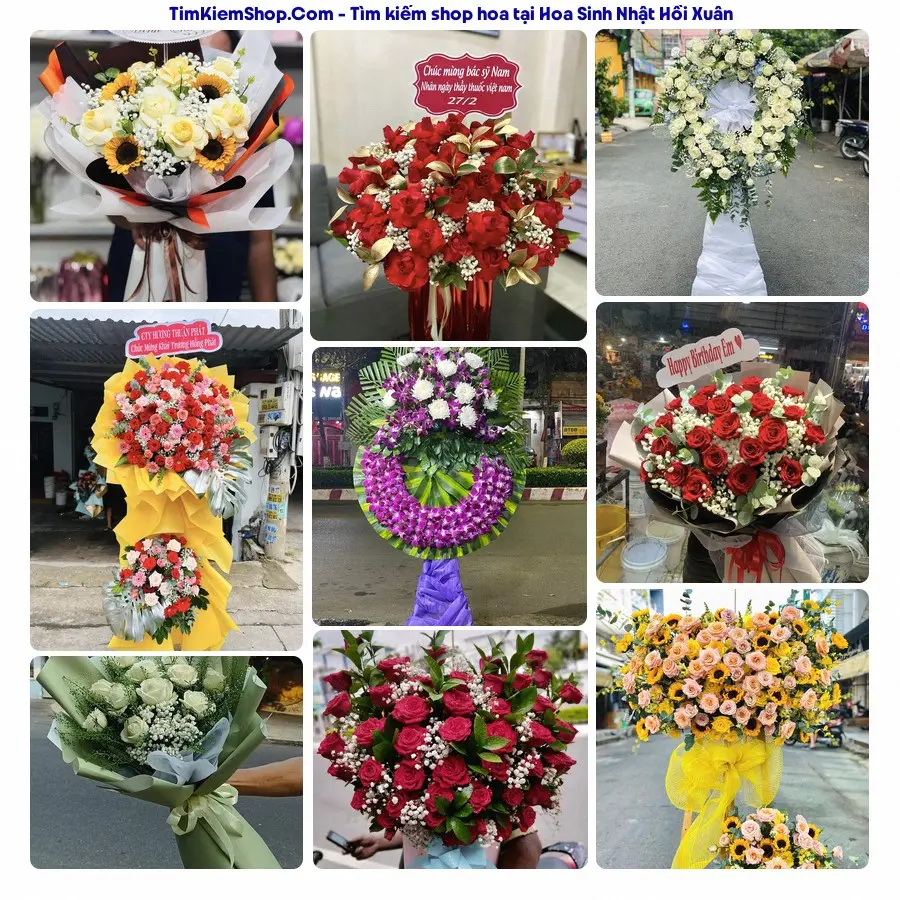 Tiệm Hoa Nhà Gạo - Tiệm Hoa Hồi Xuân