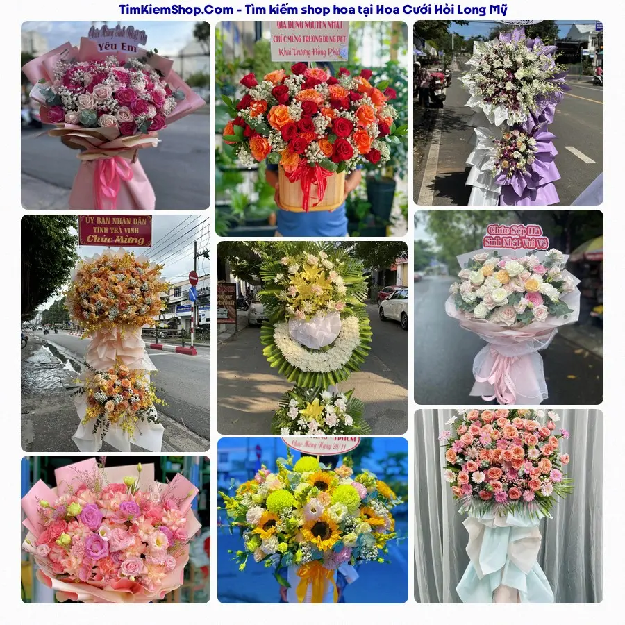 Tiệm Hoa Nhà Gạo - Tiệm Hoa Long Mỹ