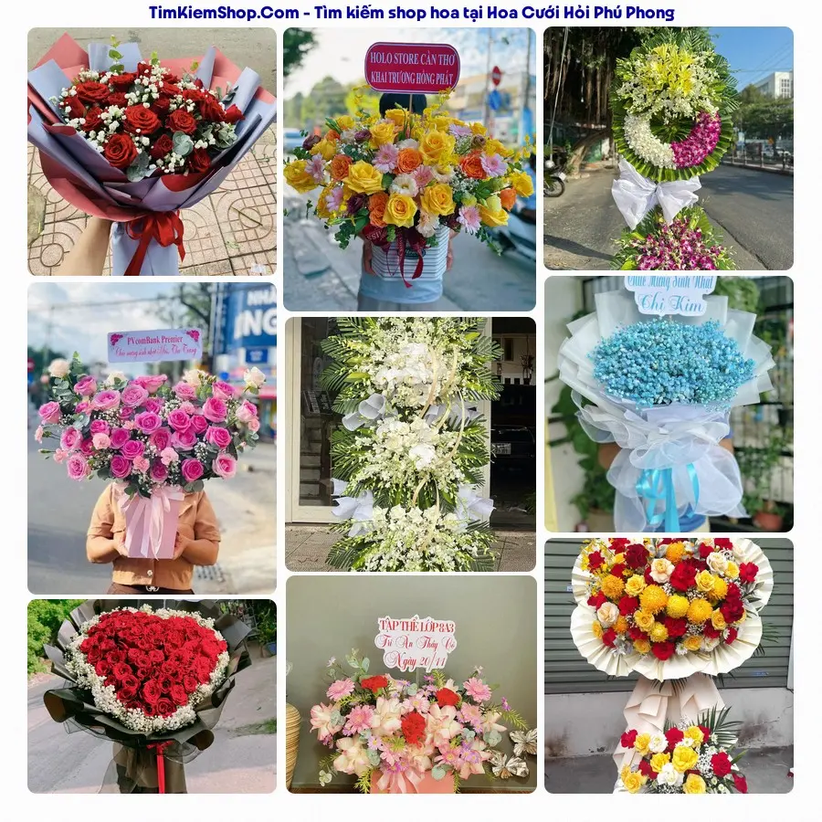 Tiệm Hoa Nhà Gạo - Tiệm Hoa Phú Phong