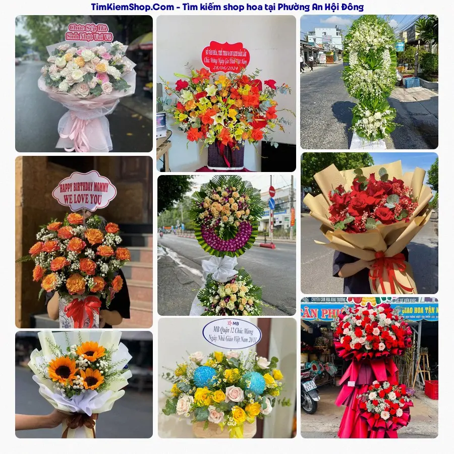 Tiệm Hoa Nhà Gạo - Tiệm Hoa Phường An Hội Đông