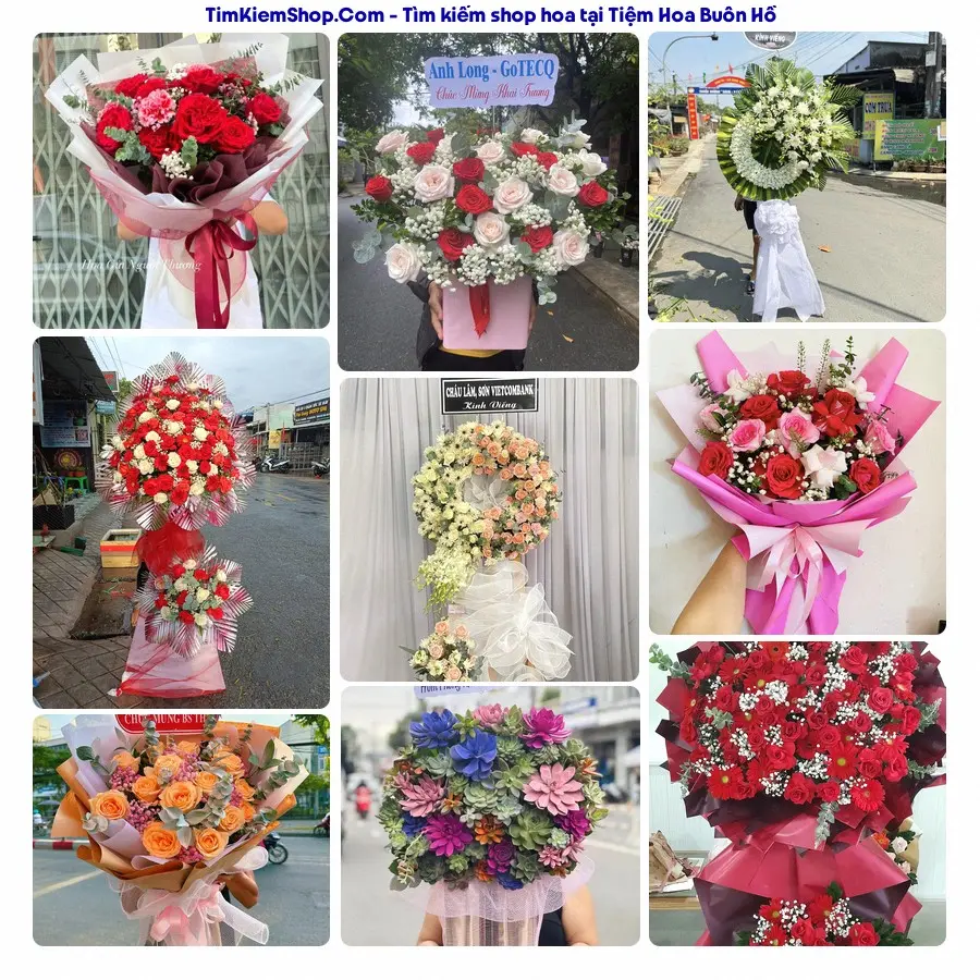 Tiệm Hoa Nhà Gạo - Tiệm Hoa Phường Buôn Hồ