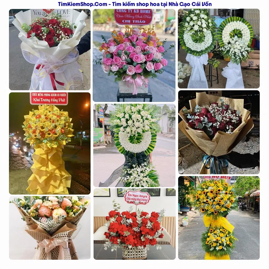 Tiệm Hoa Nhà Gạo - Tiệm Hoa Phường Cái Vồn