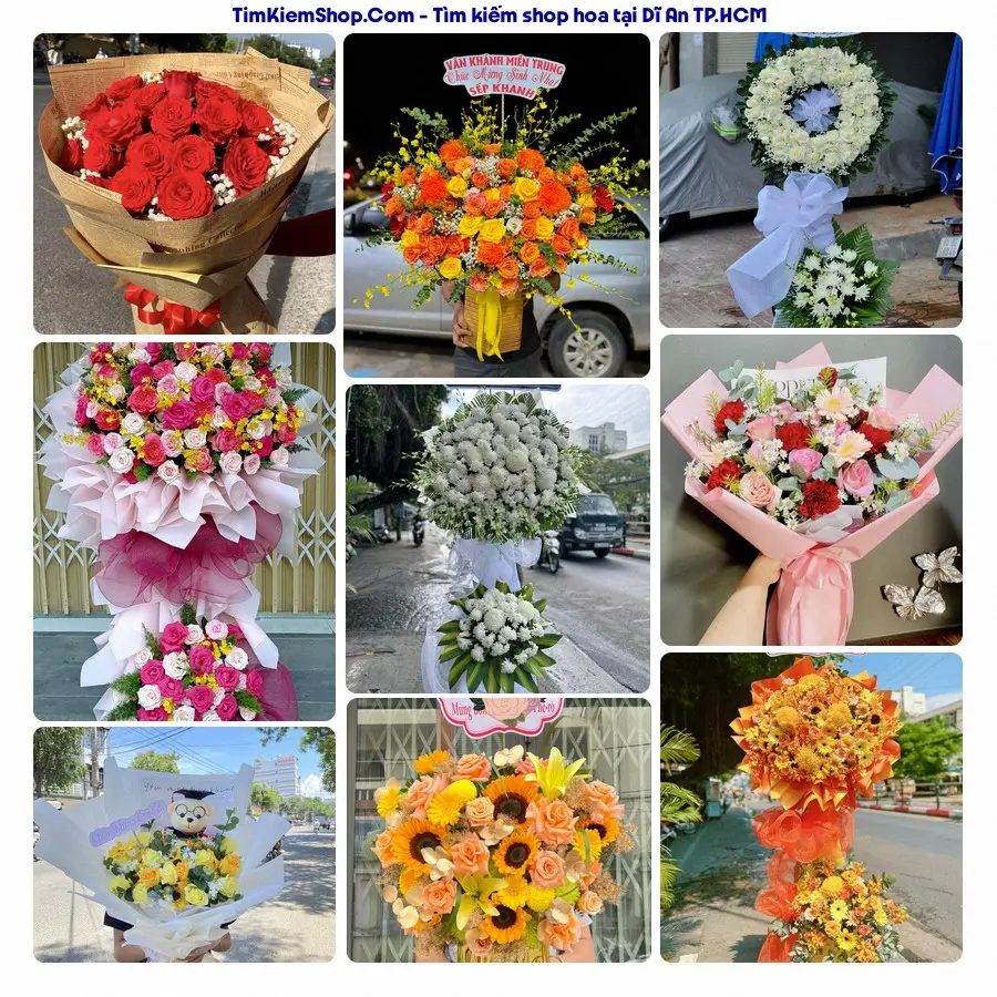 Tiệm Hoa Nhà Gạo - Tiệm Hoa Phường Dĩ An