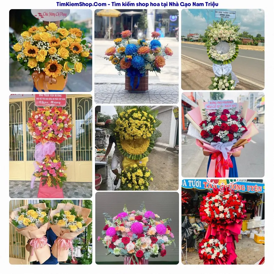 Tiệm Hoa Nhà Gạo - Tiệm Hoa Phường Nam Triệu
