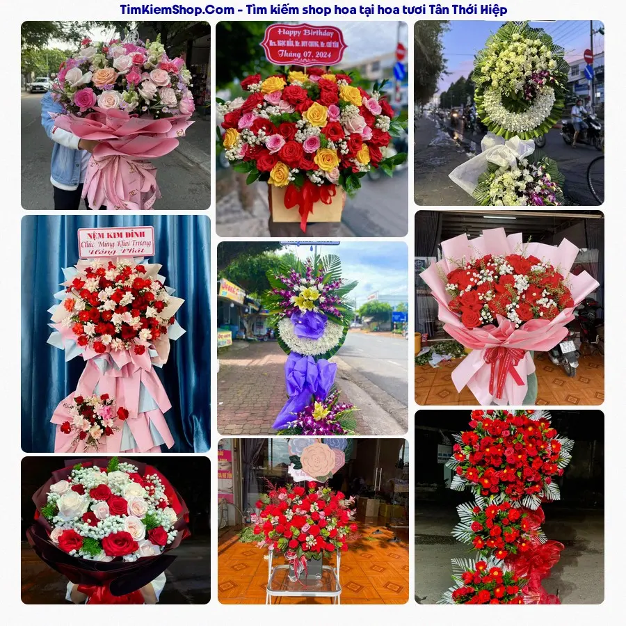 Tiệm Hoa Nhà Gạo - Tiệm Hoa Phường Tân Thới Hiệp