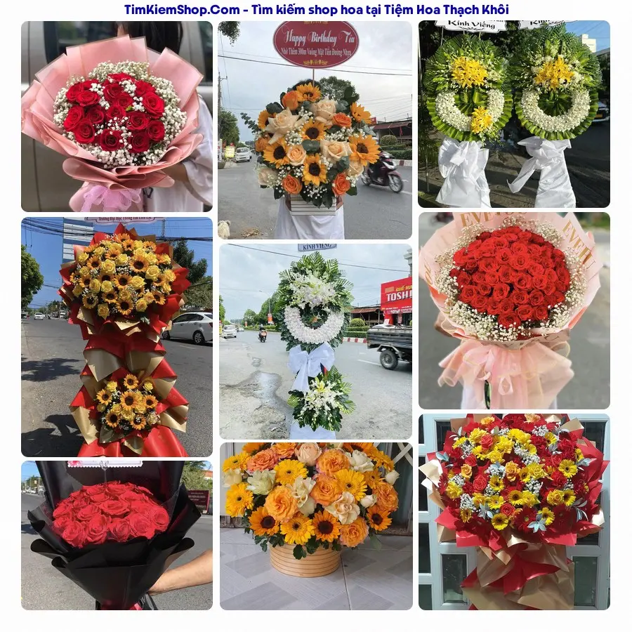 Tiệm Hoa Nhà Gạo - Tiệm Hoa Phường Thạch Khôi