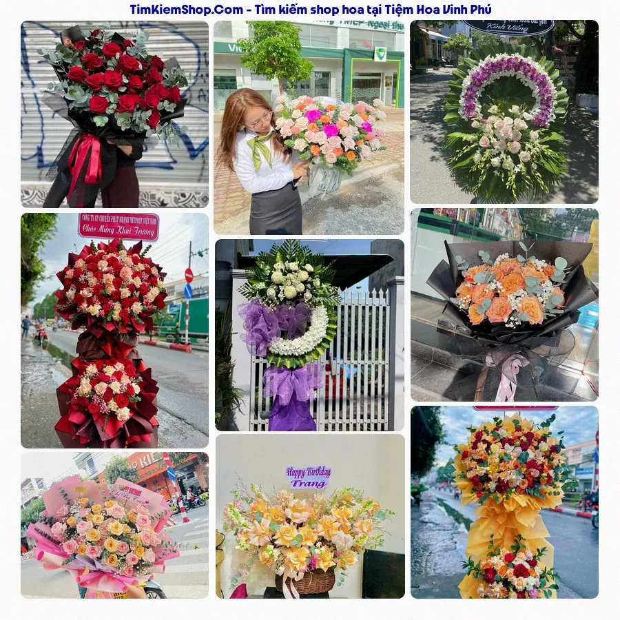 Tiệm Hoa Nhà Gạo - Tiệm Hoa Phường Vinh Phú