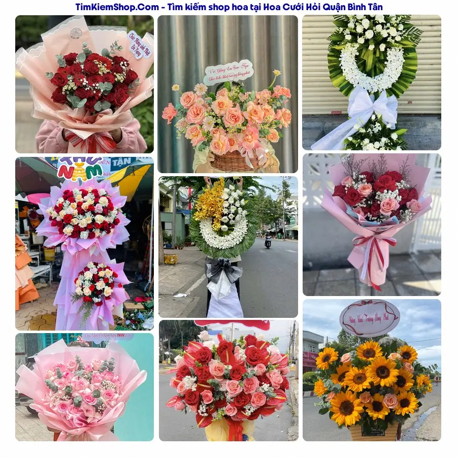 Tiệm Hoa Nhà Gạo - Tiệm Hoa Quận Bình Tân