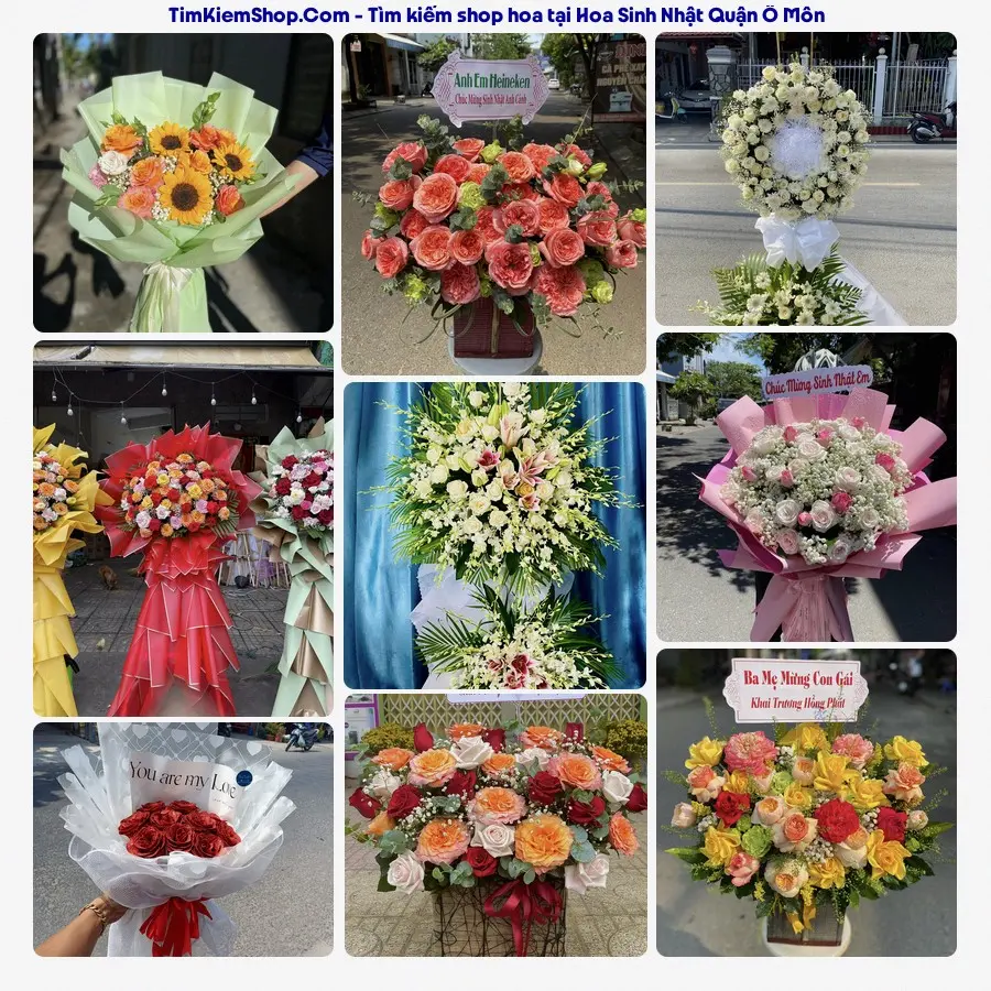 Tiệm Hoa Nhà Gạo - Tiệm Hoa Quận Ô Môn