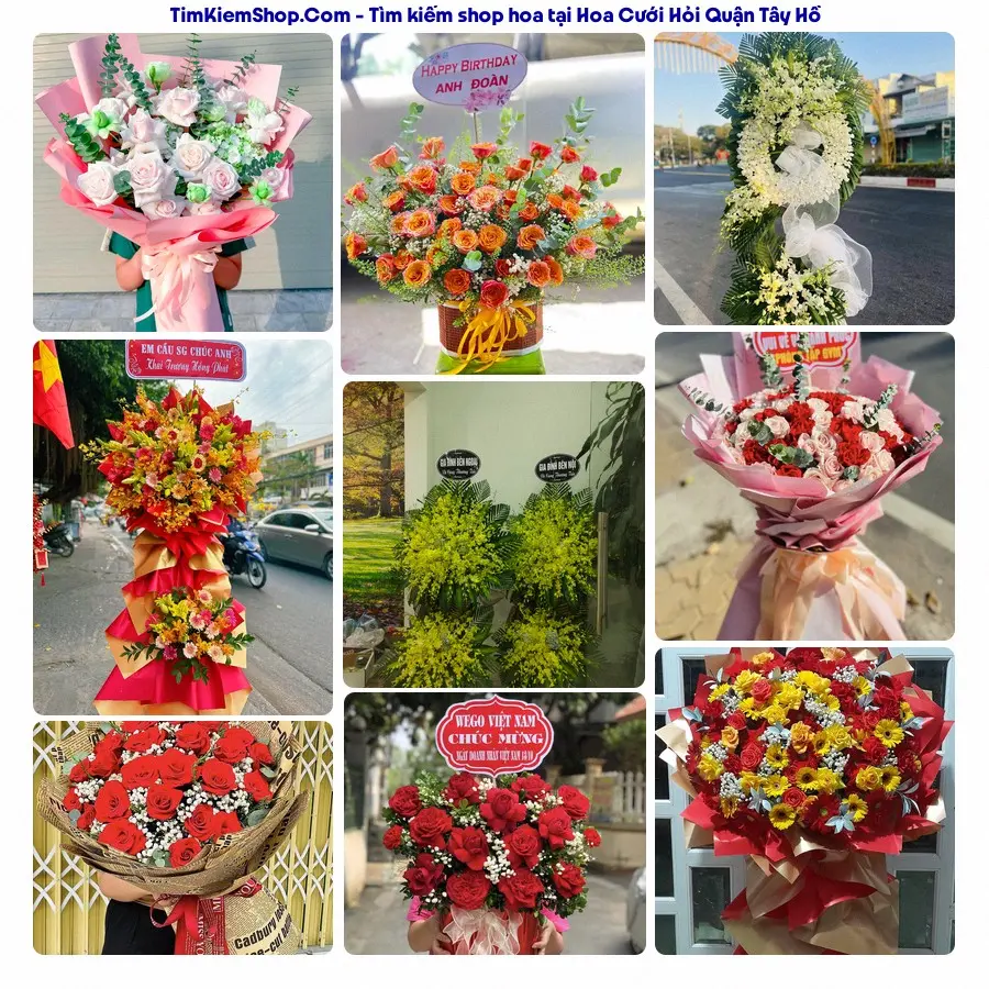 Tiệm Hoa Nhà Gạo - Tiệm Hoa Quận Tây Hồ