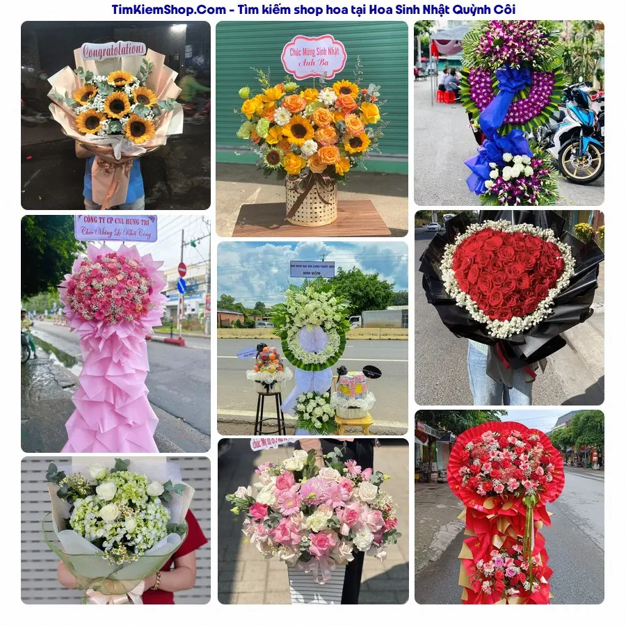 Tiệm Hoa Nhà Gạo - Tiệm Hoa Quỳnh Côi