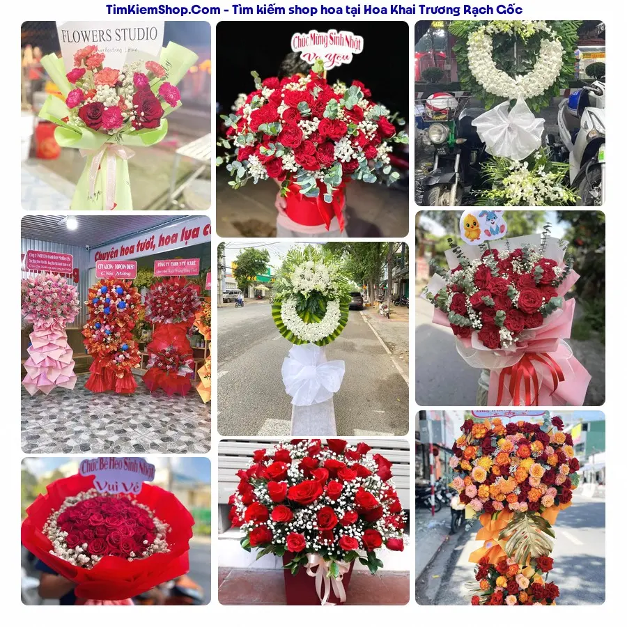 Tiệm Hoa Nhà Gạo - Tiệm Hoa Rạch Gốc
