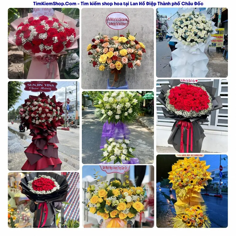 Tiệm Hoa Nhà Gạo - Tiệm Hoa Thành phố Châu Đốc