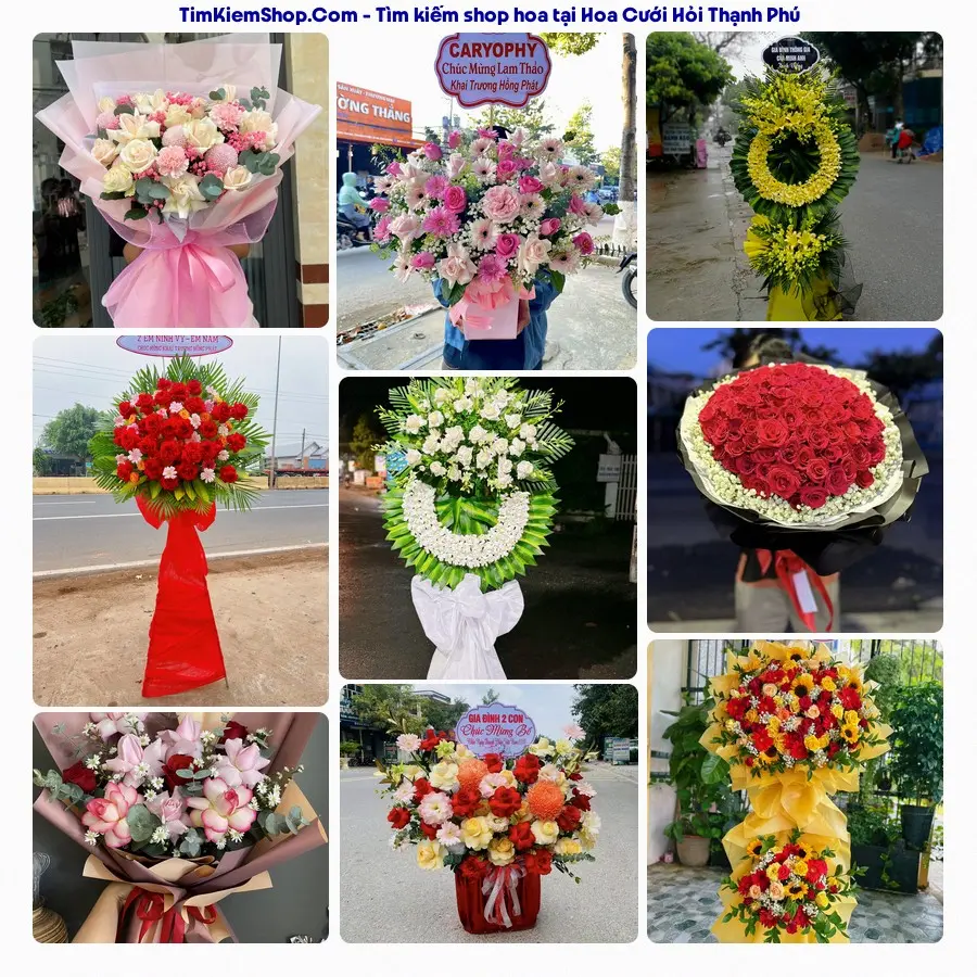 Tiệm Hoa Nhà Gạo - Tiệm Hoa Thạnh Phú