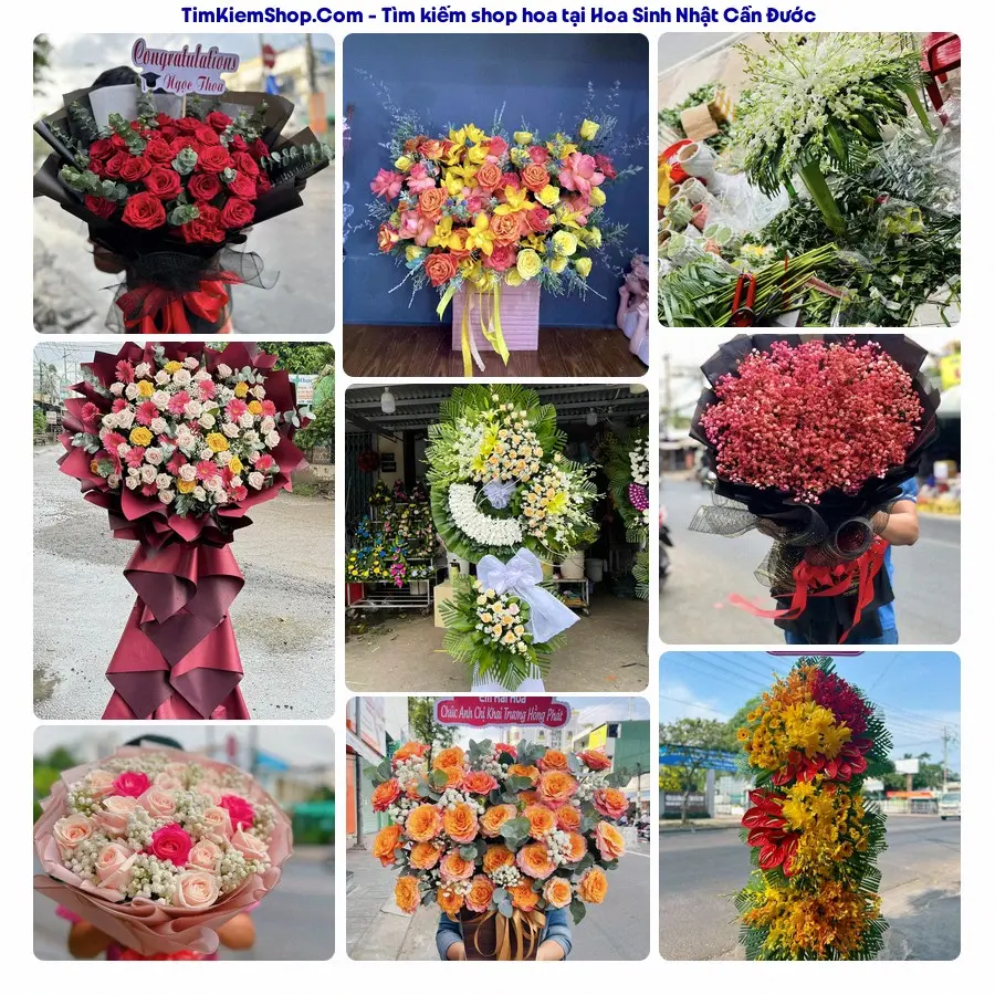 Tiệm Hoa Nhà Gạo - Tiệm Hoa Xã Cần Đước