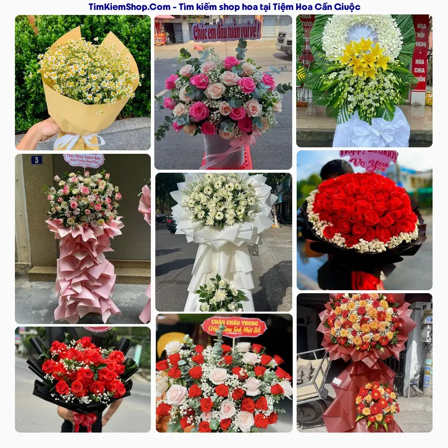 Tiệm Hoa Nhà Gạo - Tiệm Hoa Xã Cần Giuộc