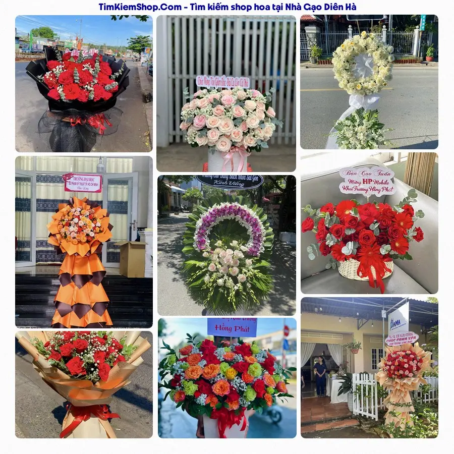 Tiệm Hoa Nhà Gạo - Tiệm Hoa Xã Diên Hà