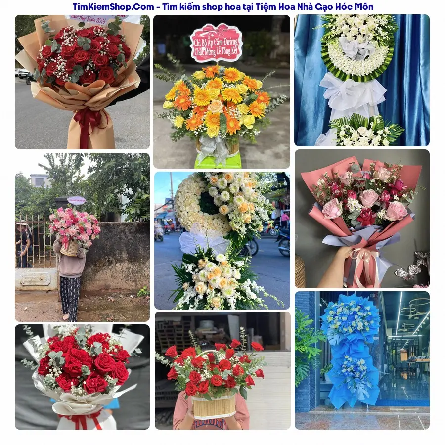 Tiệm Hoa Nhà Gạo - Tiệm Hoa Xã Hóc Môn